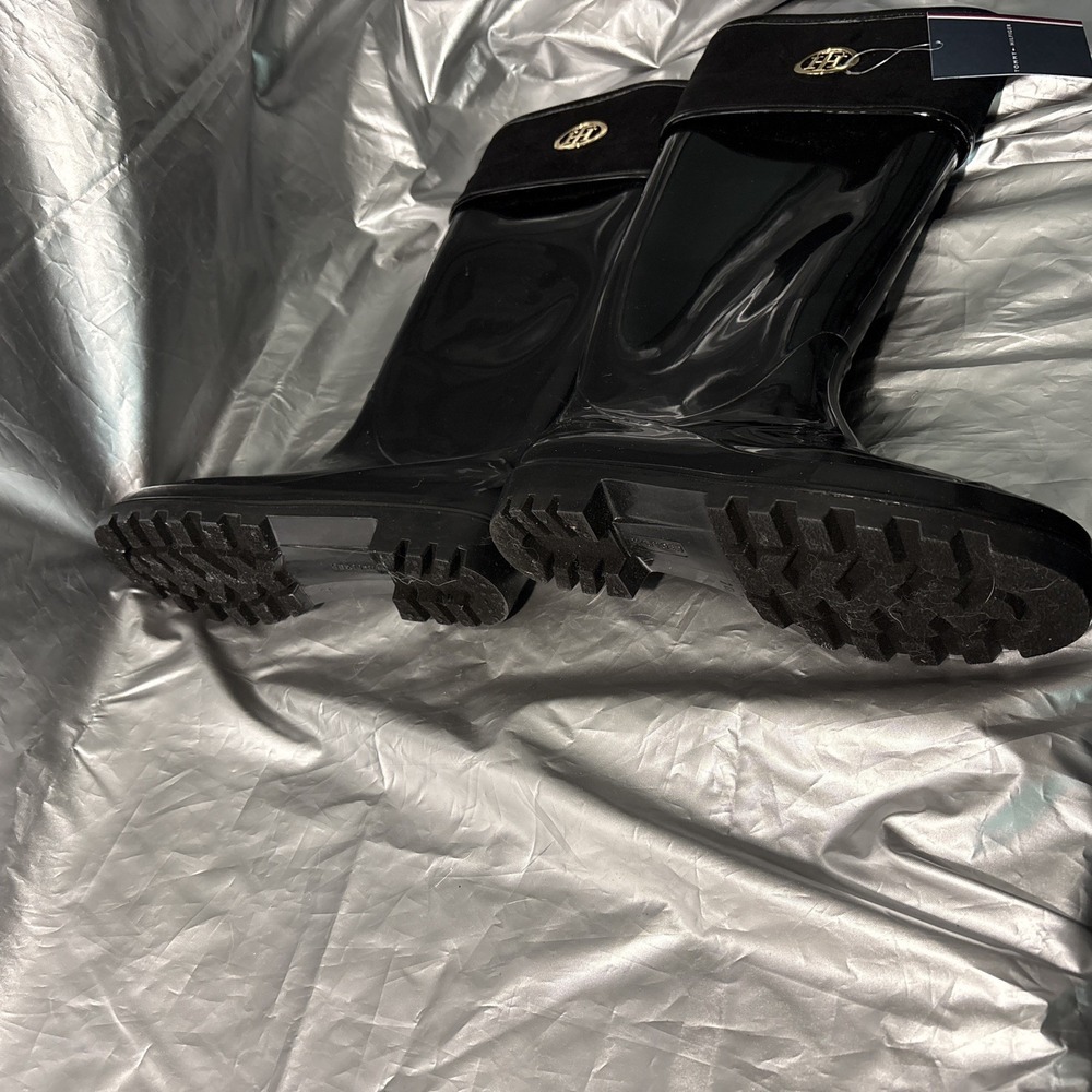 Tommy Hilfiger Black Winter & Rain Boots - Picture 6 of 7